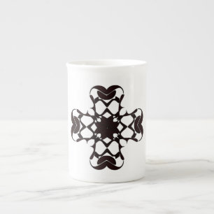 TASSE EN PORCELAINE CROIX RONDE