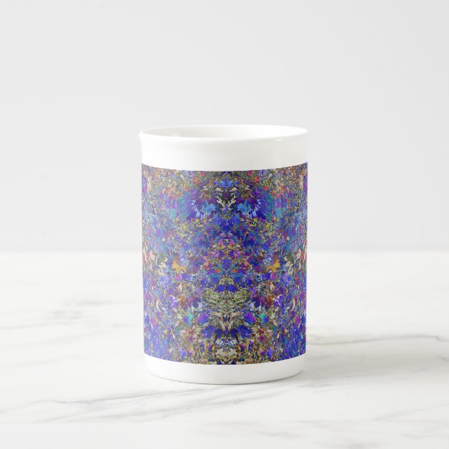 Tasse En Porcelaine Currant Feuille Arbre Arbre Coffee Tea Bone Chine  (Devant)