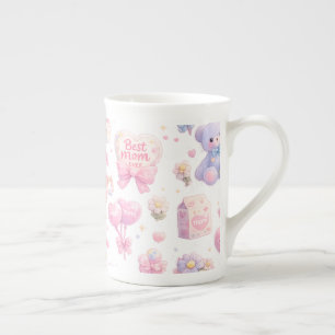 Tasse En Porcelaine Cute Teddy Bear Maman Clipart Bundle