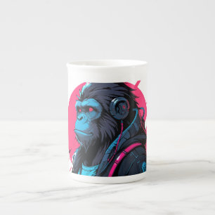 Tasse En Porcelaine Cyclope singe