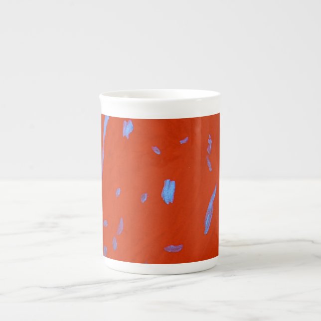 Tasse En Porcelaine Dans La Bouge De Spécialité Volcano (Devant)