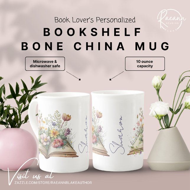 Tasse en porcelaine de Chine sur mesure Étagère à  (Créateur téléchargé)