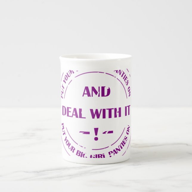 Tasse En Porcelaine deal with pressure  (Devant)