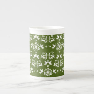 Tasse En Porcelaine Décor mexicain Otomi