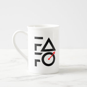 Tasse En Porcelaine Découvrez en vous amusant