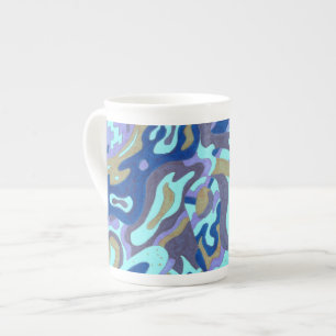 Tasse En Porcelaine "Deep is the Ocean" Original Abstrait