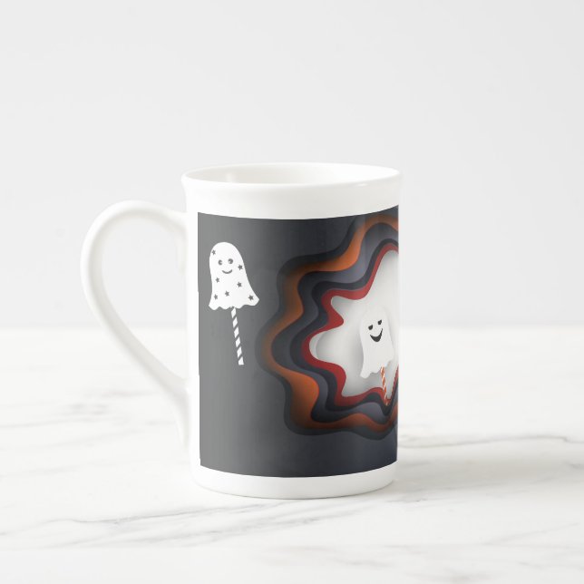 Tasse En Porcelaine Design tendance d'Halloween (Gauche)