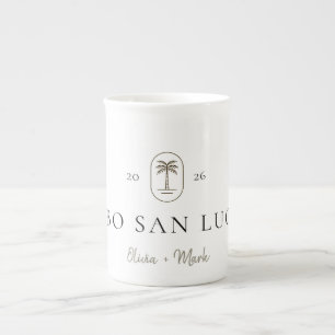 Tasse En Porcelaine Destination de week-end de mariage tropical person