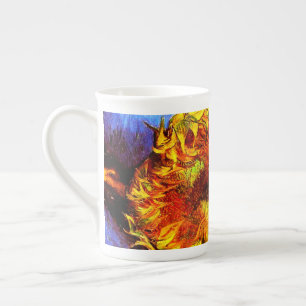 Tasse En Porcelaine Deux Coupes de tournesols Van Gogh
