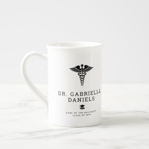Tasse En Porcelaine Diplôme de docteur de l'école de médecine moderne