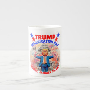 TASSE EN PORCELAINE DONALD TRUMP JOUR D'INAUGURATION 2025