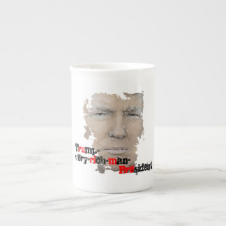 Tasse En Porcelaine Donald Trump. Le Président Make Amérique grande