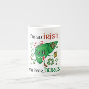 Tasse En Porcelaine Donc, mon foie me fait mal en Irlande
