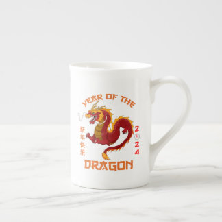 Tasse En Porcelaine Dragon chinois, nouvelle année chinoise 2024