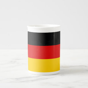 Tasse En Porcelaine Drapeau de l'Allemagne