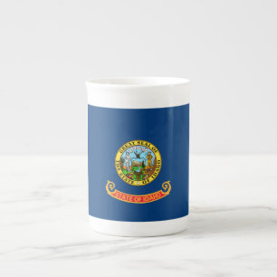Tasse En Porcelaine Drapeau de l'Idaho : Etat de Gem, Amérique Montagn