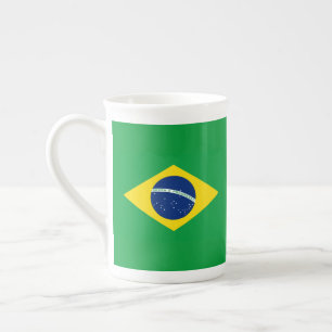 Tasse En Porcelaine Drapeau du Brésil Coupe du Monde 2026 Football Bra
