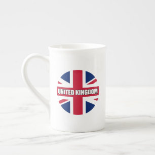 Tasse En Porcelaine Drapeau du Royaume-Uni