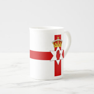 Tasse En Porcelaine Drapeau d'ulster d'Irlande du Nord