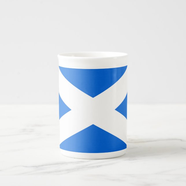 Tasse En Porcelaine Drapeau écossais (Devant)