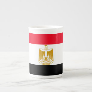 Tasse En Porcelaine Drapeau égyptien