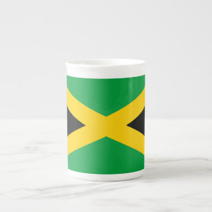 Tasse En Porcelaine Drapeau jamaïcain