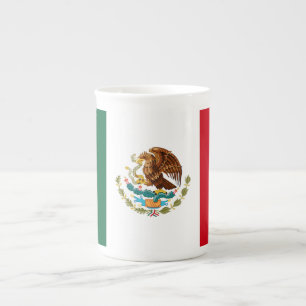 Tasse En Porcelaine Drapeau mexicain