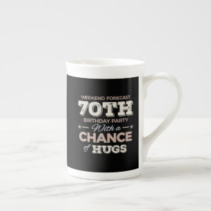 Tasse En Porcelaine Drôle 70ème anniversaire de dire