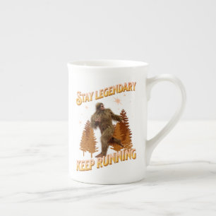 Tasse En Porcelaine Drôle de motivation de course de Bigfoot