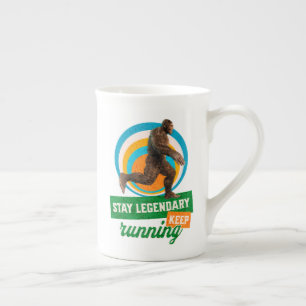 Tasse En Porcelaine Drôle de motivation de course de Bigfoot