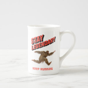 Tasse En Porcelaine Drôle de motivation de course de Bigfoot