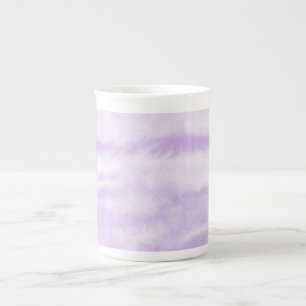 Tasse En Porcelaine Effet aquarelle Tie-Dye lavande pastel