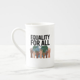 Tasse En Porcelaine Égalité pour tous – Journée des droits de l'homme 