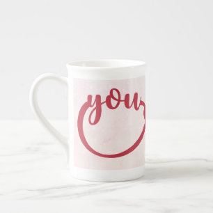 Tasse En Porcelaine Elégant Infinity You Ane Me For Valentine's Day