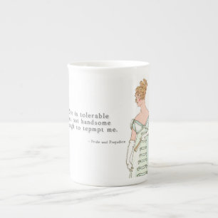 Tasse En Porcelaine Elle est tolérable - fierté et préjudice