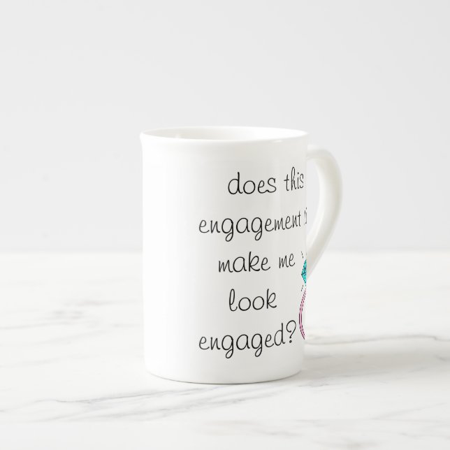 Tasse En Porcelaine Engagé ? (Devant droit)