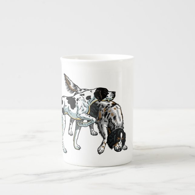 Tasse En Porcelaine english pointer and setter (Devant)