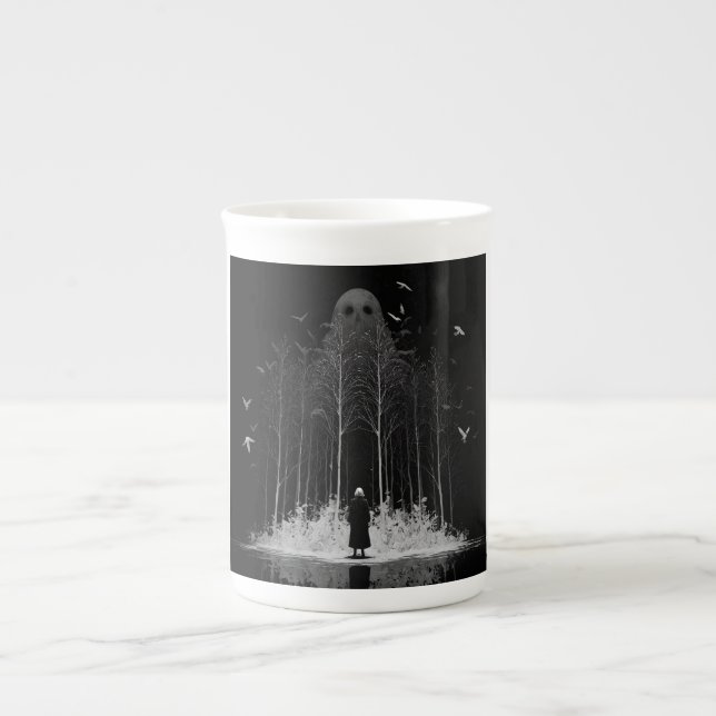 Tasse En Porcelaine Entité forestière (Devant)