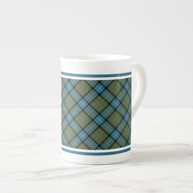 Tasse En Porcelaine État de Californie Tartan (Devant droit)