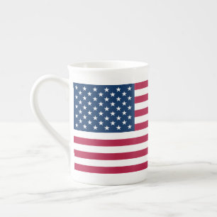 Tasse En Porcelaine États-Unis d'Amérique drapeau patriotique USA
