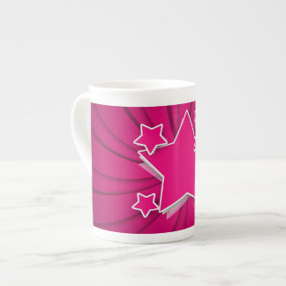 Tasse En Porcelaine Étoiles de roses indien et arrière - plan superbes