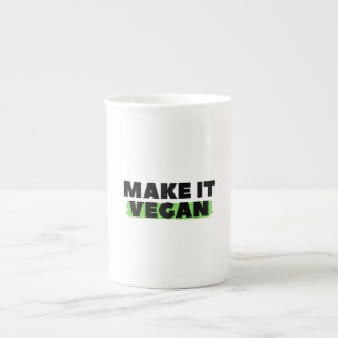 Tasse En Porcelaine Fabriquer Vegan