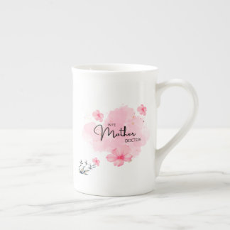 Tasse En Porcelaine Femme, Mère, Docteur