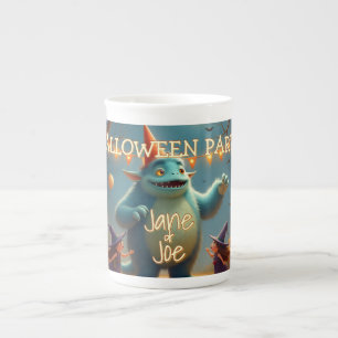 Tasse En Porcelaine Fête d'Halloween de Monstre Joyeux pour Enfants