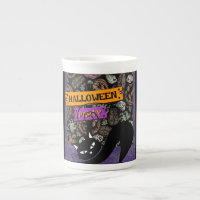 Fête d'Halloween et Chat Noir
