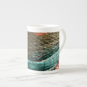 Tasse En Porcelaine Filets de pêche