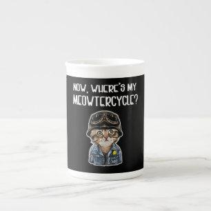 Tasse En Porcelaine Fille Qui Aime Les Chats Don Pour Les Amateurs De