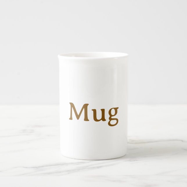 Tasse en porcelaine fine (Devant)