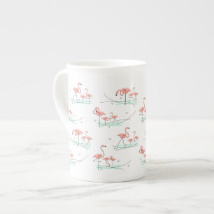 Tasse en porcelaine fine Flamingo Ocean Multi