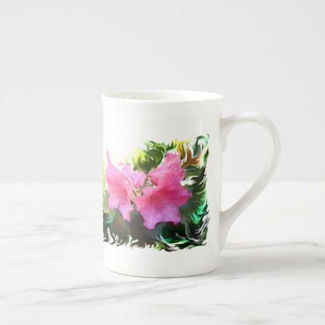 Tasse En Porcelaine Fleur azalée (Droite)